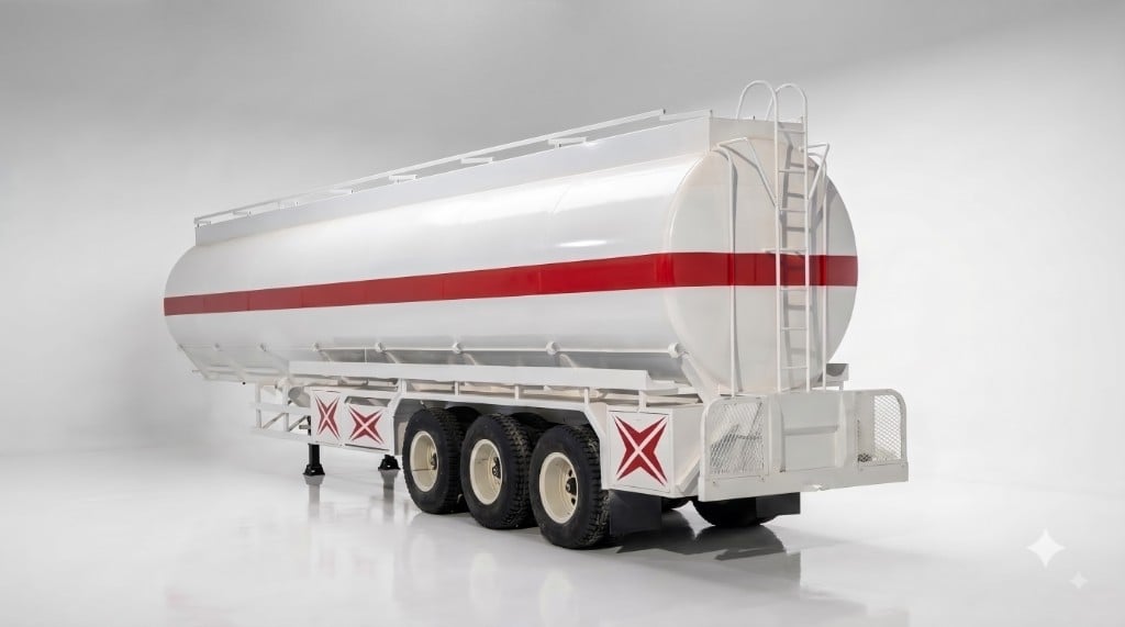 SS Trailers fuel tanker trailer — ADR-ready tank trailer manufacturing in Dubai UAE